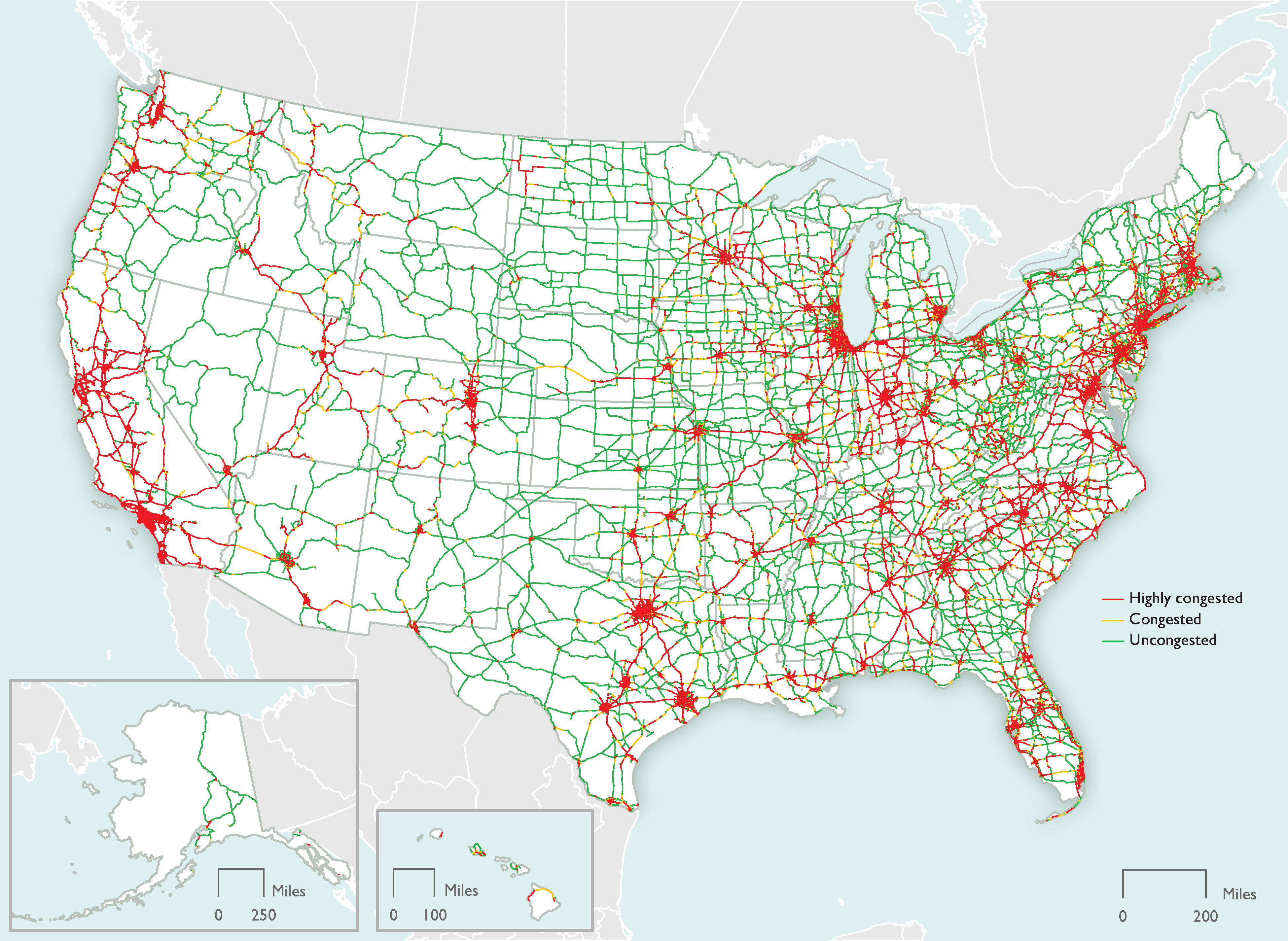 Projected Peak-Period Congestion on the National Highway System: 2045 